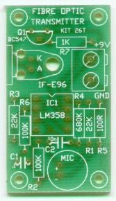 Kit Fibre Optics Voice Tx Diy K026 *D*