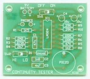 Kit Tester Continuity Diy K110 *D*