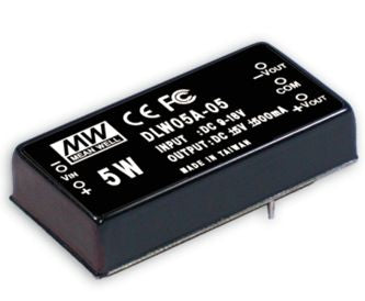 Dc Dc Converter In=12 V Out=2x15 V @ 5 W Dlw05 A 15