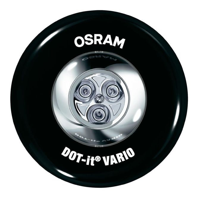 Emergency Bat Operated Led Spot Light Black Dot It Vario Bk