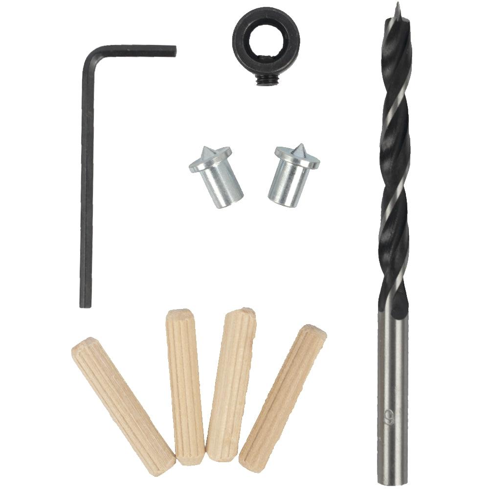 Doweling Accessory Kit 6 Mm 34 Piece (Birch Wood) - Livestainable.co.za