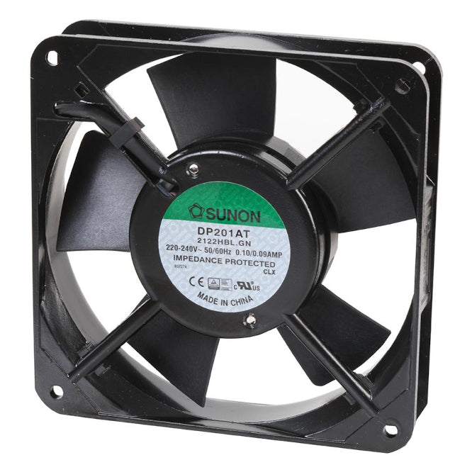 220 V Axial Cooling Fan 120sqx25mm Bal 73 Cfm Lead Dp201 At 2122 Hbl.Gn