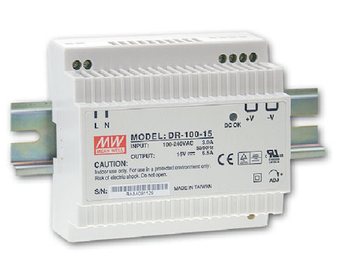 Power Supply D/R I=220 O=24 V 4 A2 100 W Dr 100 24