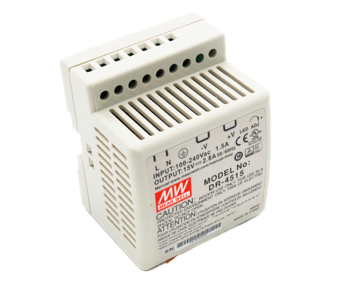 Power Supply D/R In=220 Out=15 V 2 A8 45 W Dr 4515