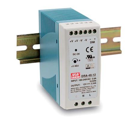 Power Supply D/R Adj I=220 O=12 V 15 V 0 5 A Dra 60 12