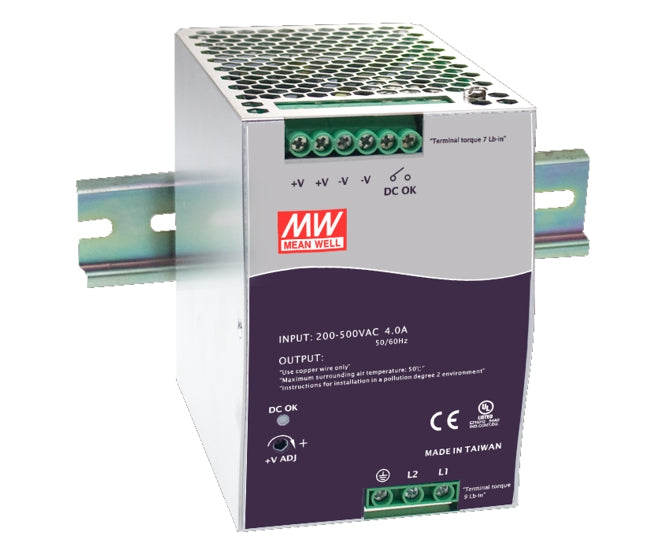 Power Supply D/R I=220 O=24 V W/Ups Function Drc 180 B