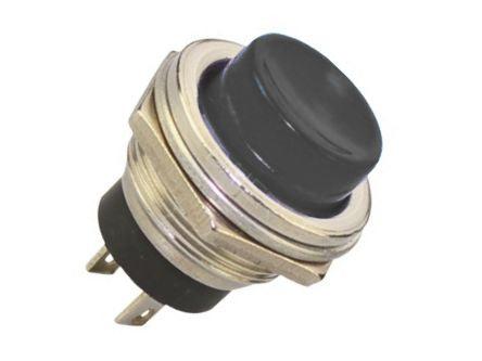 Push Button Switch N.O. Spst 3 A Black M16 D=19mm Ds 212 Bk - Livestainable.co.za