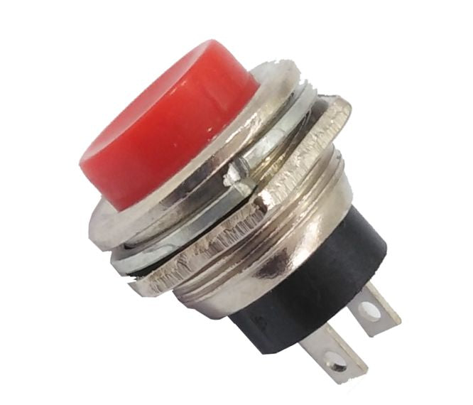 Push Button Switch N.O. Spst 3 A Red M16 D=19mm Ds 212 Rd