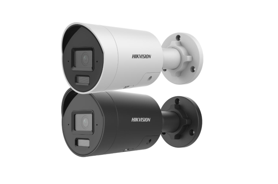 AcuSense 4MP Bullet Camera 2.8mm Lens 40m IR, 120dB WDR, Dual Microphone, Built-in Strobe & Siren 12VDC/PoE