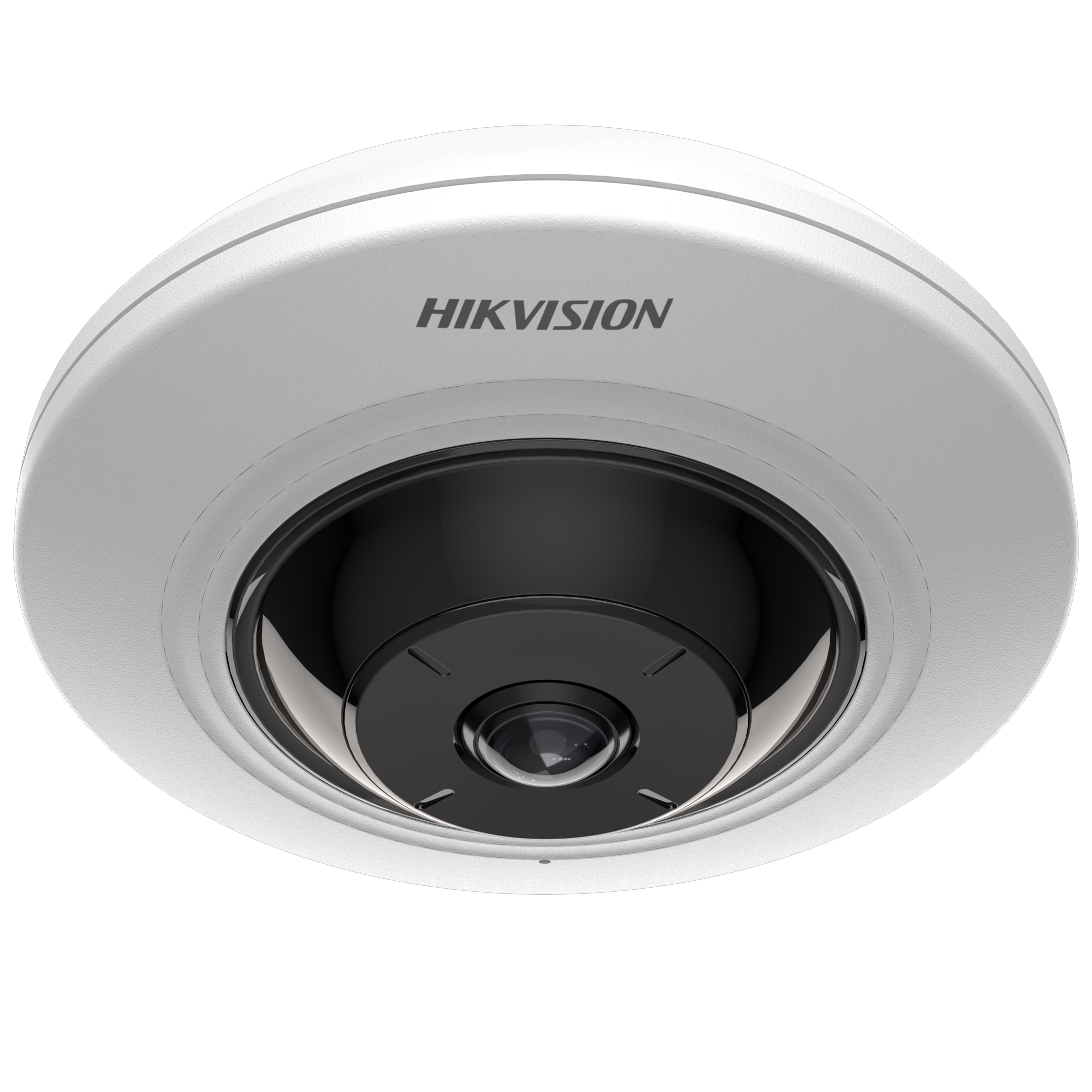 Hikvision 5MP AcuSense Fisheye Camera – 1.05mm, 180° View, 120dB WDR, 12VDC/PoE