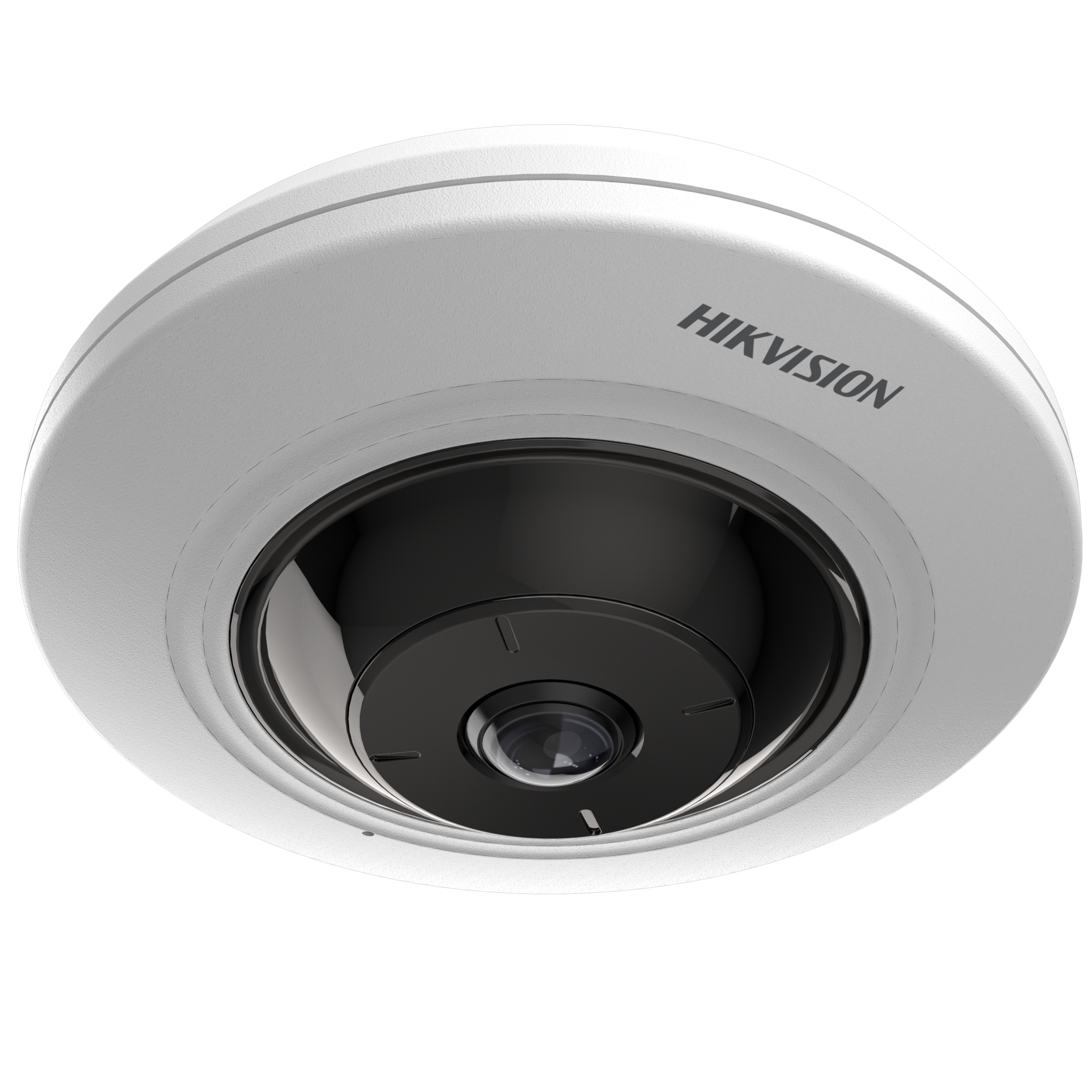 Hikvision 5MP AcuSense Fisheye Camera – 1.05mm, 180° View, 120dB WDR, 12VDC/PoE