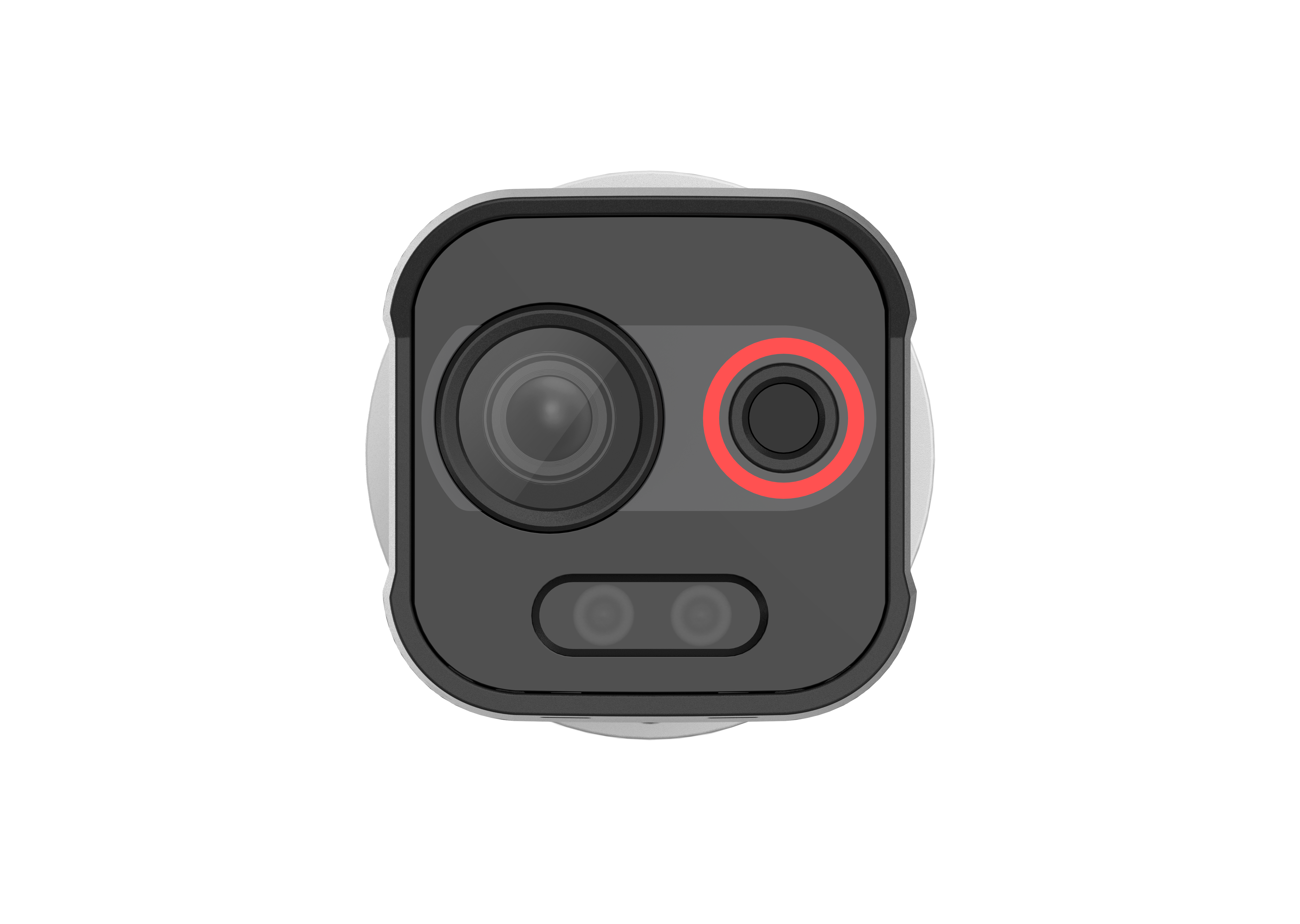 Heatpro bi-spectrum bullet 2mm thermal lens  6mm optical lens  up to 30m IR AcuSense VCA 12VDC/POE