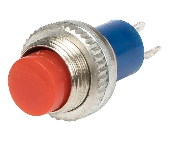 Push Button Switch N.C. Spst 0.5 A Red Solder M10 D=7.8 L=26 Ds 315 Rdq - Livestainable.co.za