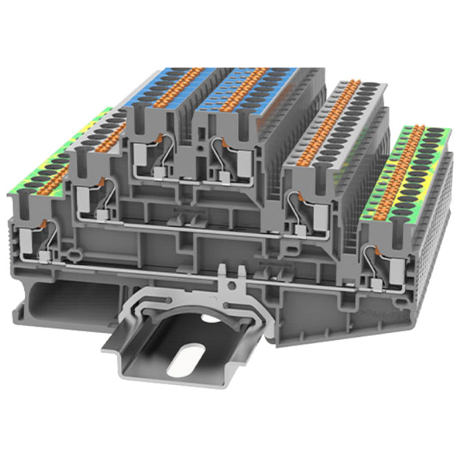 Terminal Block D/R 1 P Push In P=5.2mm Ds2.5 3 L L/N/Pe 01 P 11 00 Z(h)