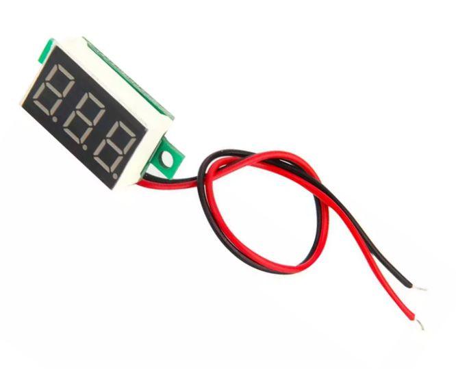 Panel Mount 0.36' Dc Voltmeter 4.5 30 Vdc Red Dsn Dvm 368 - Livestainable.co.za