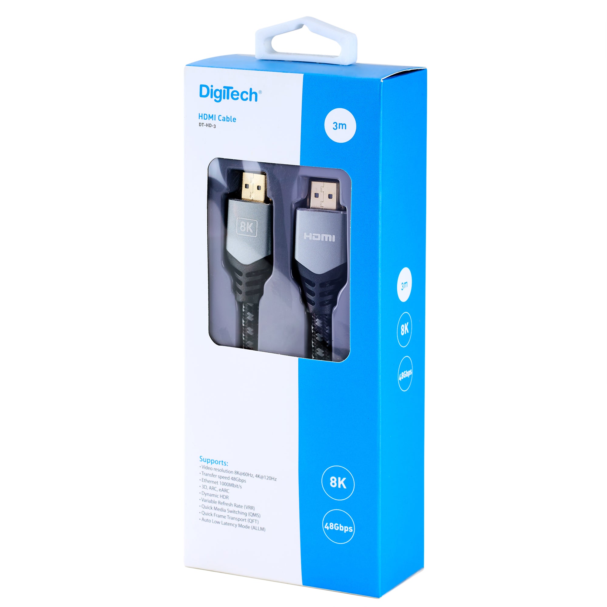 Hdmi Cable 3 M 2:1 V 8 K