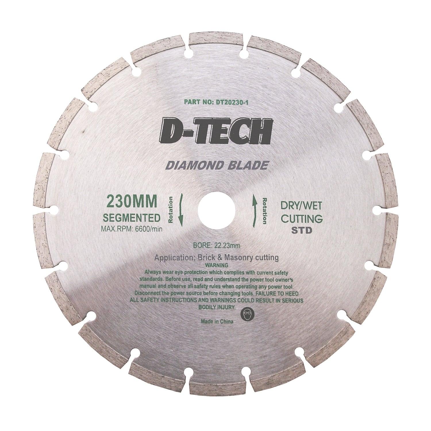 Diamond Blade Segmented Std. 230 X 22.23 Mm - Livestainable.co.za