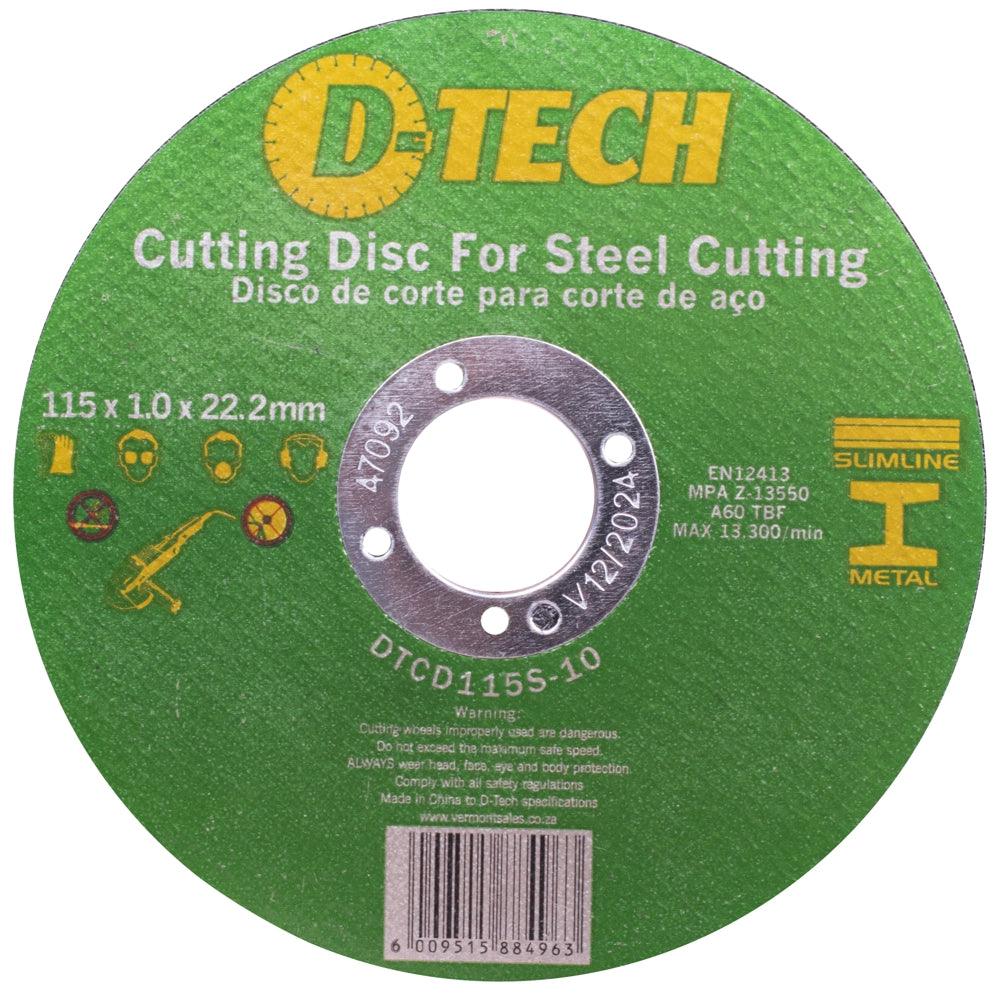 Cutting Disc Industrial Metal 115 X 1.0 X 22.2 Mm 600 Pc - Livestainable.co.za