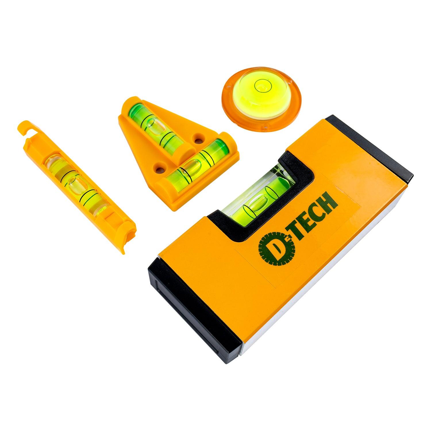 Level Kit 4 Pc Line/Round/T Type/Mini Level With Storage Case - Livestainable.co.za