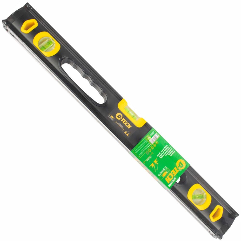 Spirit Level Beam 600 Mm X 1.6 Mm 3 X Vial 0.5 Mm Accur. Alum. - Livestainable.co.za