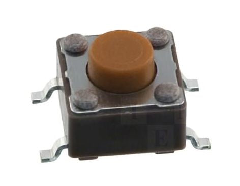 Smd Tactile Switch 6x6mm H=5mm Brown Dtsm 62 N V B