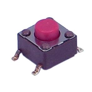 Smd Tactile Switch 6x6mm H=5mm Red Dtsm 62 R V - Livestainable.co.za