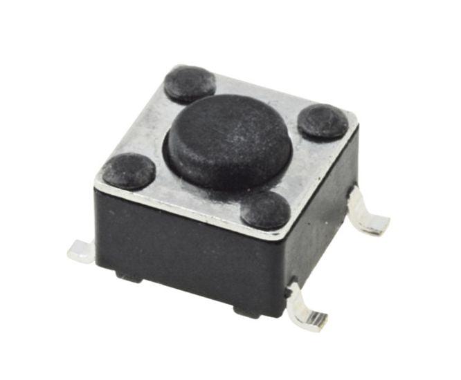 Smd Tactile Switch 6x6x5mm H=5mm Blk 200921 - Livestainable.co.za