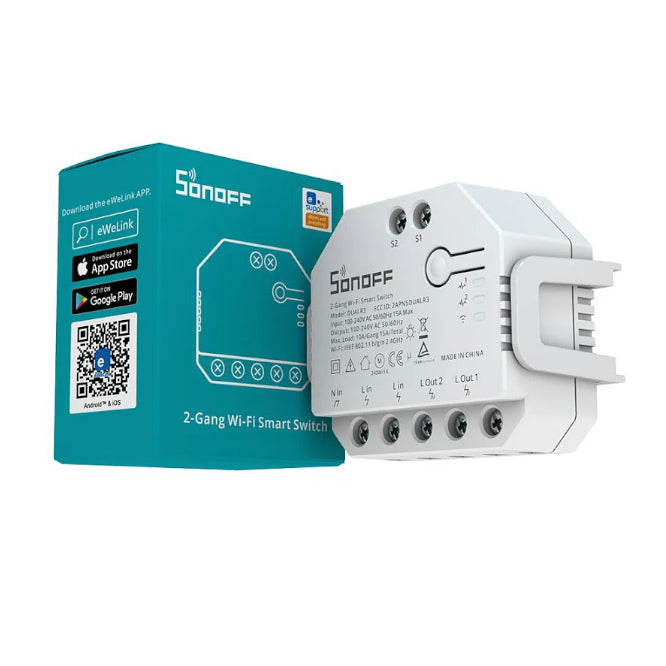 2 Gang Wi Fi Smart Switch 230 V Dualr3
