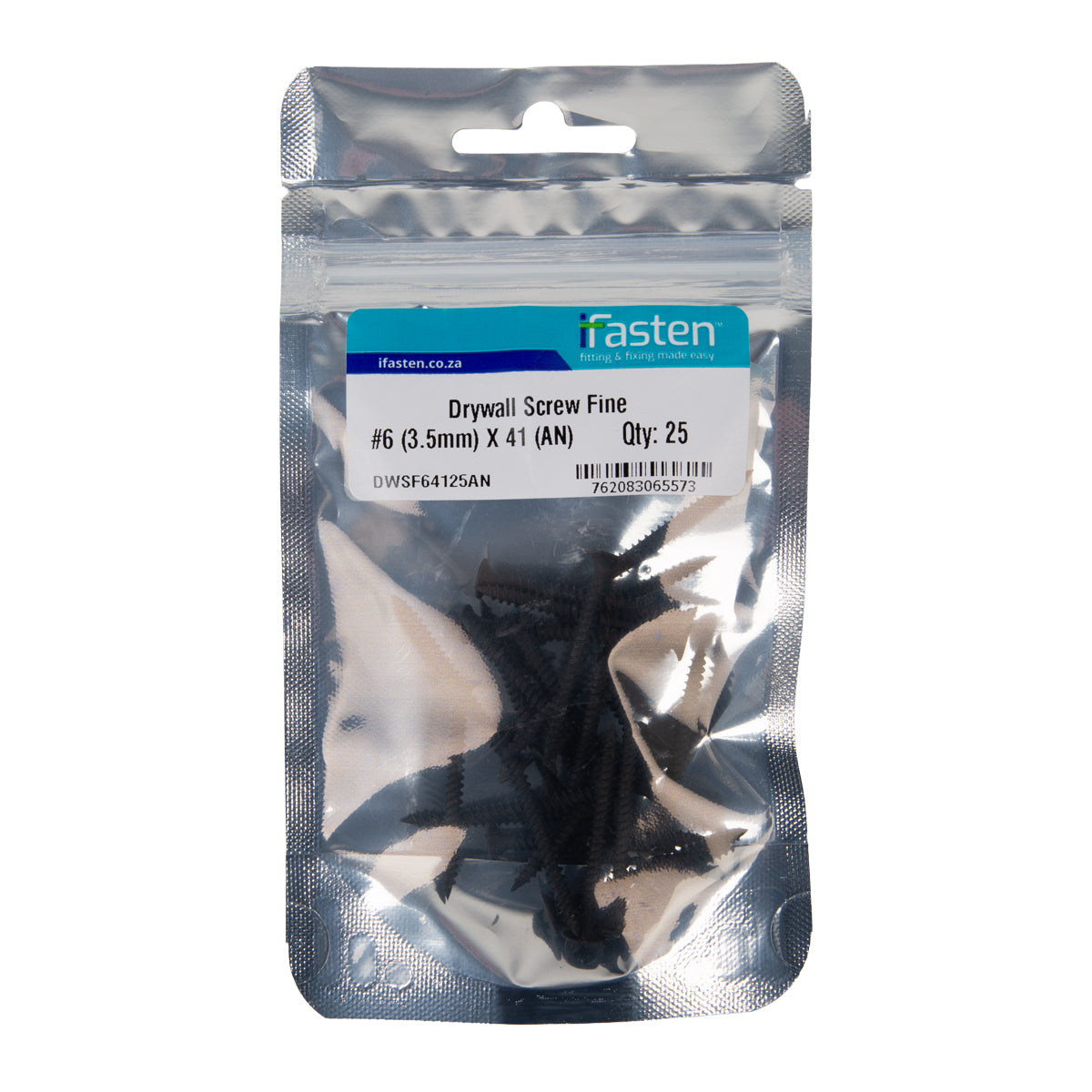 Ifasten Drywall Screw Fine No6 3.5 Mmx41 Mm 25 Pp