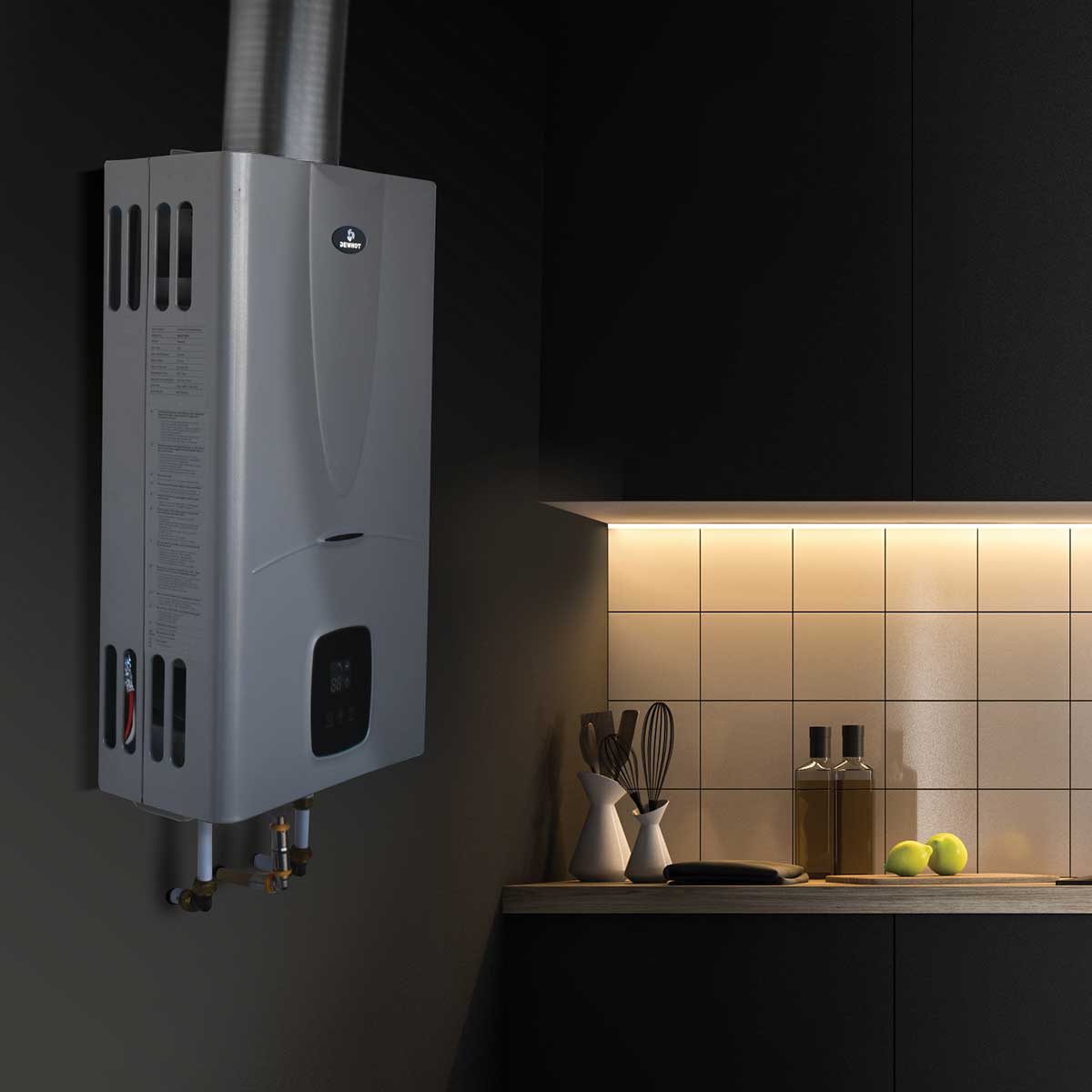 Dewhot 12 L Indoor Gas Geyser <Span>Constant Temperature </Span>