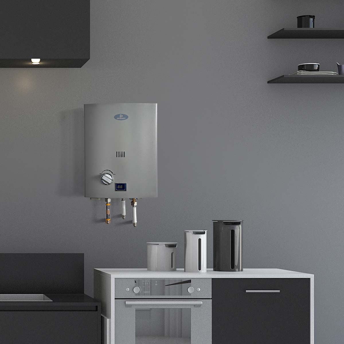 Dewhot 5 L Gas Geyser <Span>Low Pressure Eco Flow</Span>