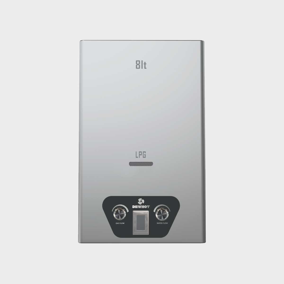 Dewhot 8 L Stainless Steel Diaphragm Activated Gas Geyser
