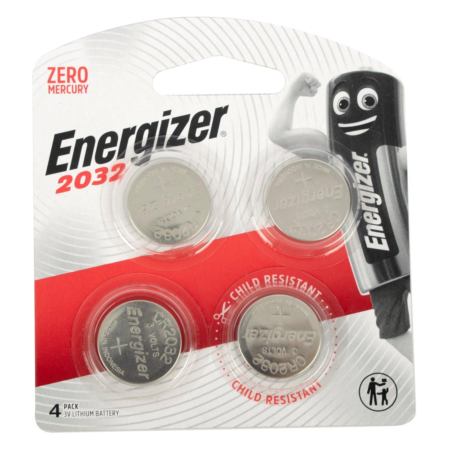 Energizer 2032 3 V Lithium Coin Battery 4 Pack (Moq X12) - Livestainable.co.za