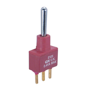 Mini Toggle Switch Spdt (On) Off (On) Pcb E105 Sd1 Cbe