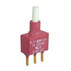 Push Button Switch Spdt On Mom Pcb E121 Sd1 Cge