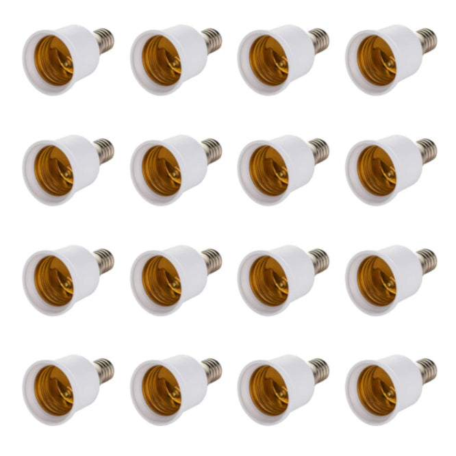 Lamp Holder Adapter E27 E14 Screw 50 P/Bag E14 E27