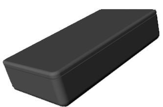 Abs Enclosure Black E15 B 112x62x26 E15 Black