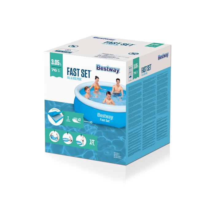 Bestway 305cm X 76cm Fast Set Pool 3,800 L (No Pump & Filter)