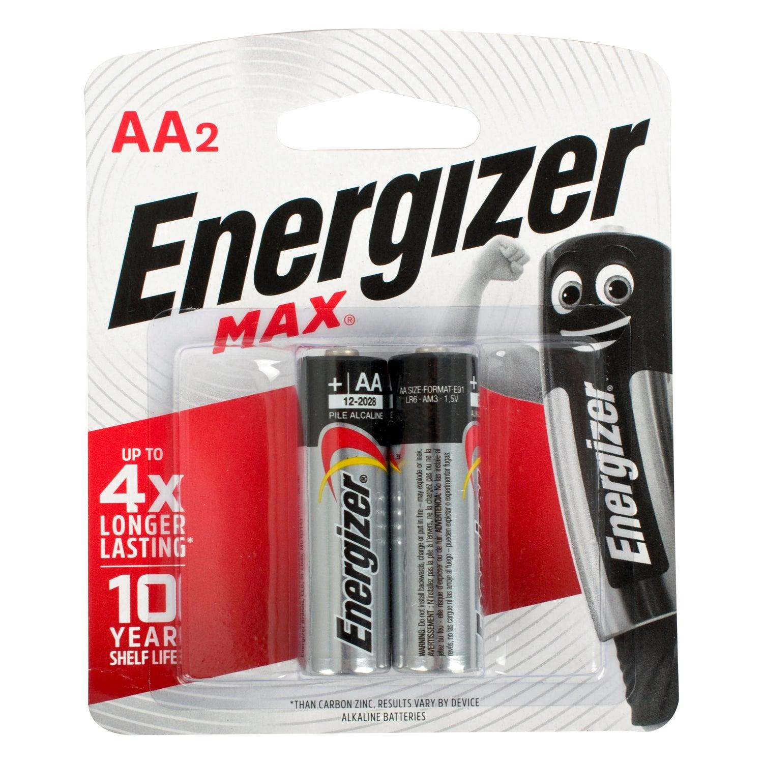 Energizer Max Aa 2 Pack (Moq 20) - Livestainable.co.za