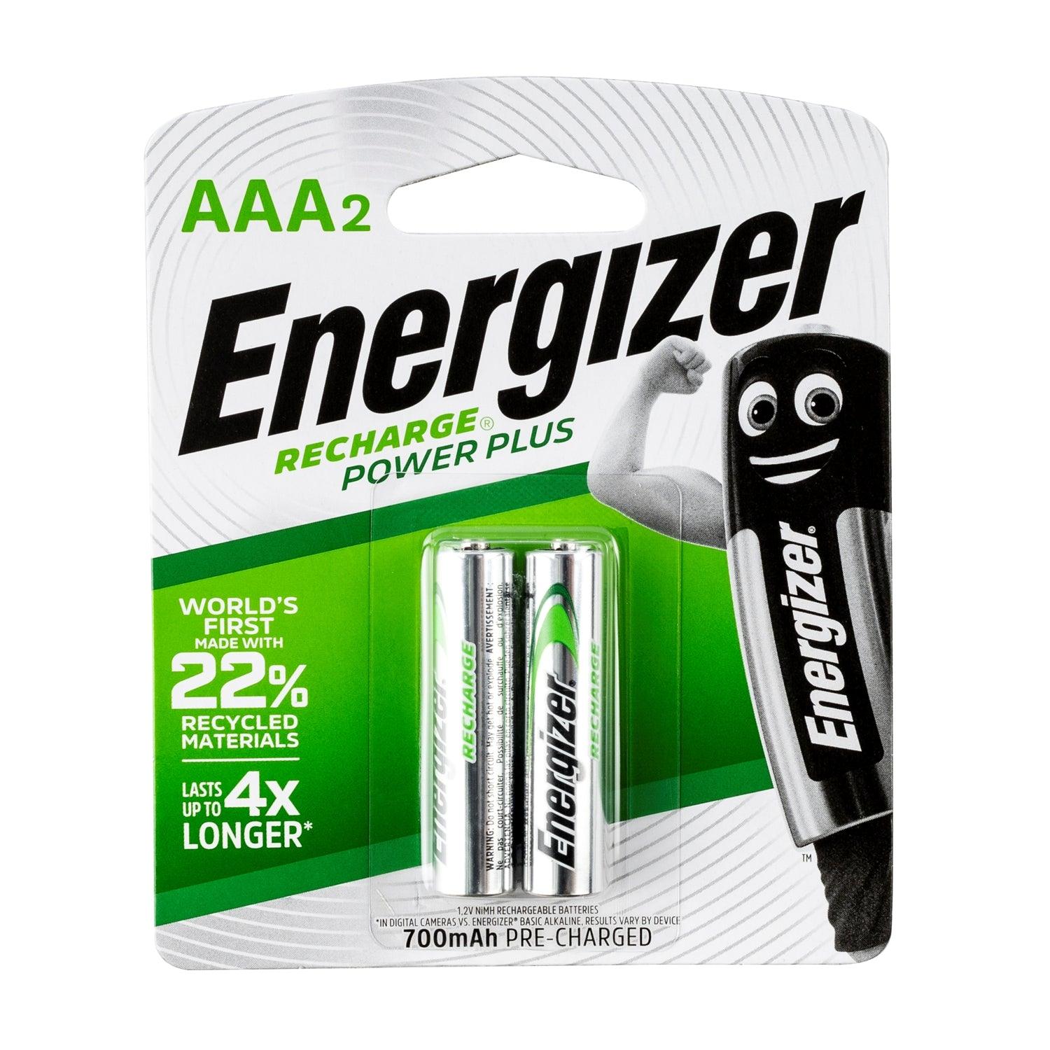 Energizer Recharge 700m Ah Aaa 2 Pack (Moq6) - Livestainable.co.za