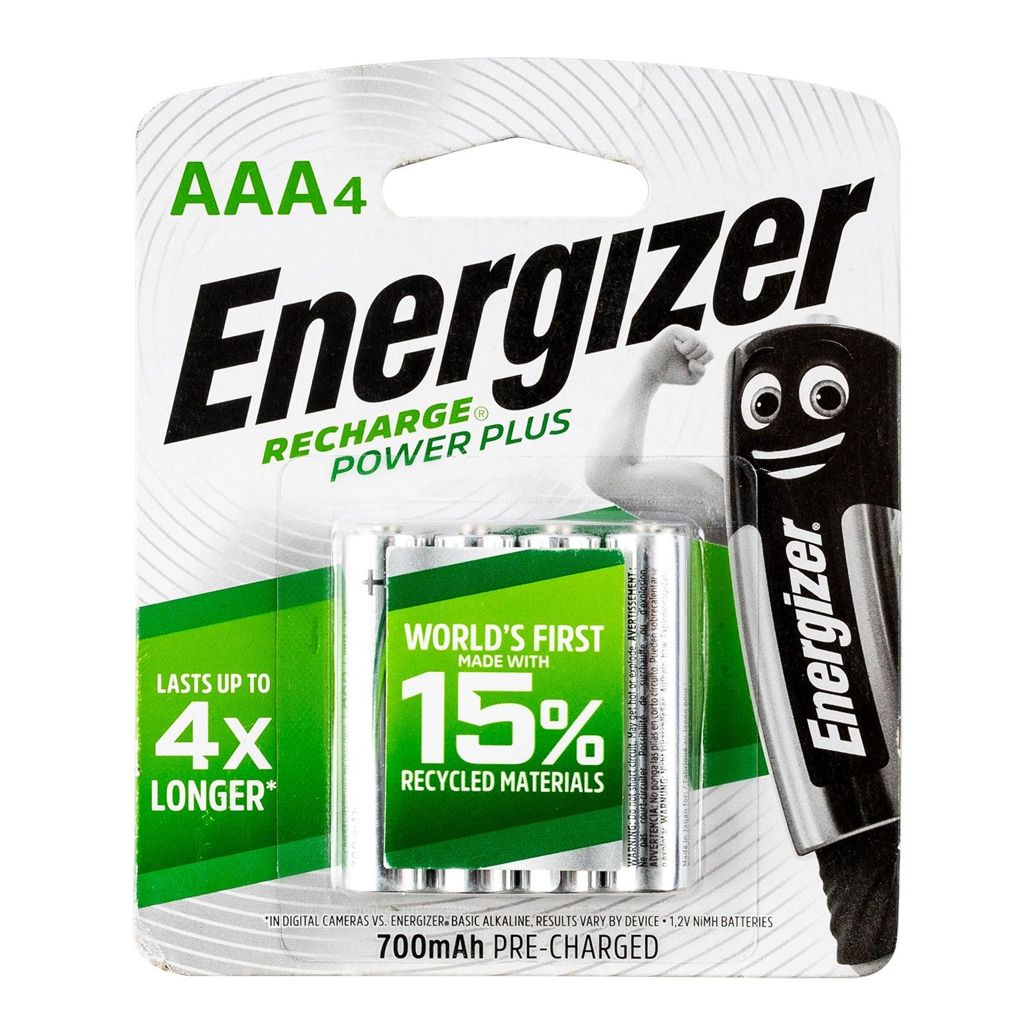 Energizer Recharge 700m Ah Aaa 4 Pack (Moq6) - Livestainable.co.za