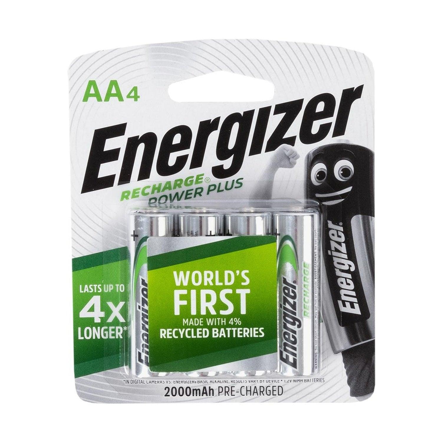 Energizer Recharge: 2000 Mah Aa 4 Pack - Livestainable.co.za