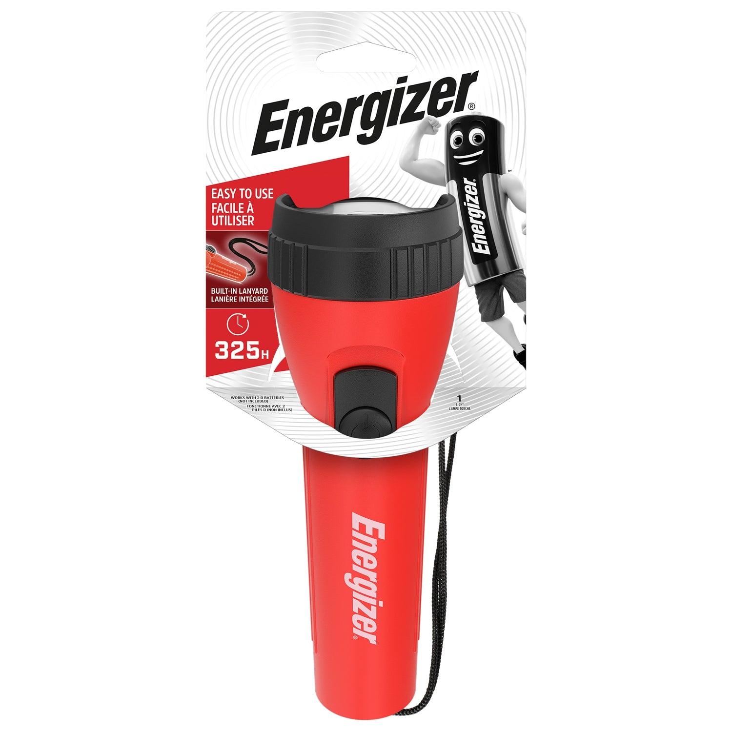 Energizer Torch Red Medium 2 D 25 Lumens (Moq 9) - Livestainable.co.za