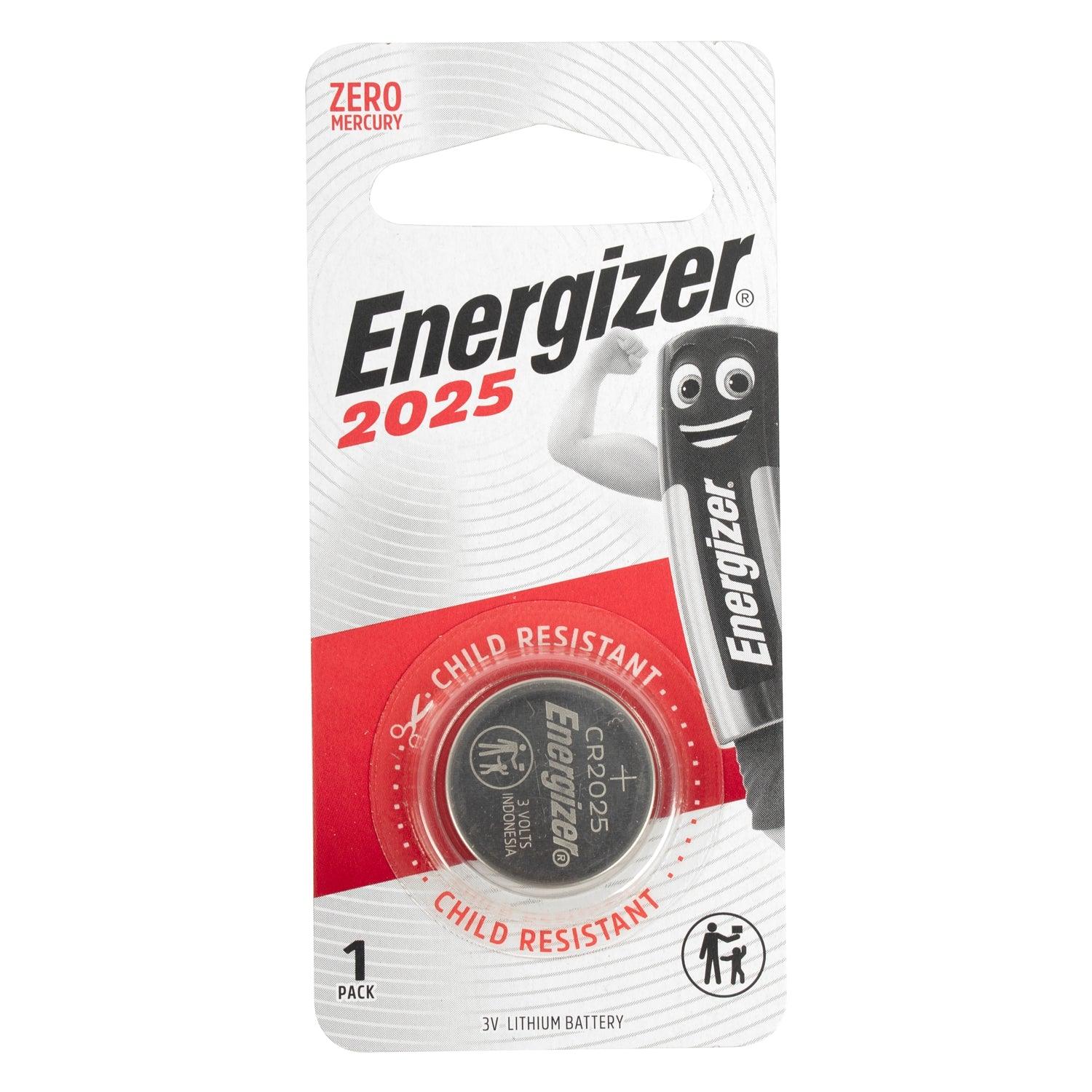 Energizer Cr2025 3 V Lithium Coin Battery 1 Pack (Moq12) - Livestainable.co.za