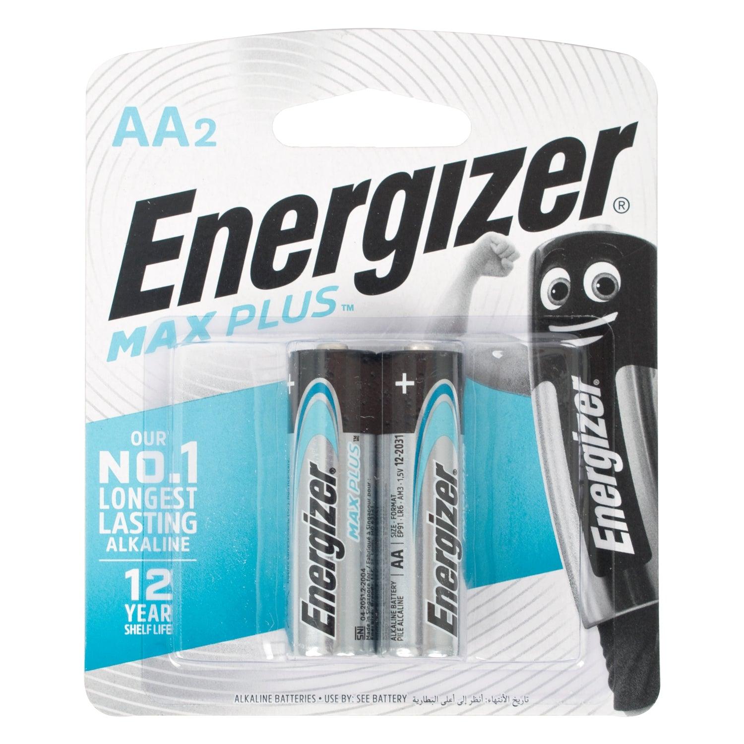 Energizer Maxplus Aa 2 Pack (Moq12) - Livestainable.co.za