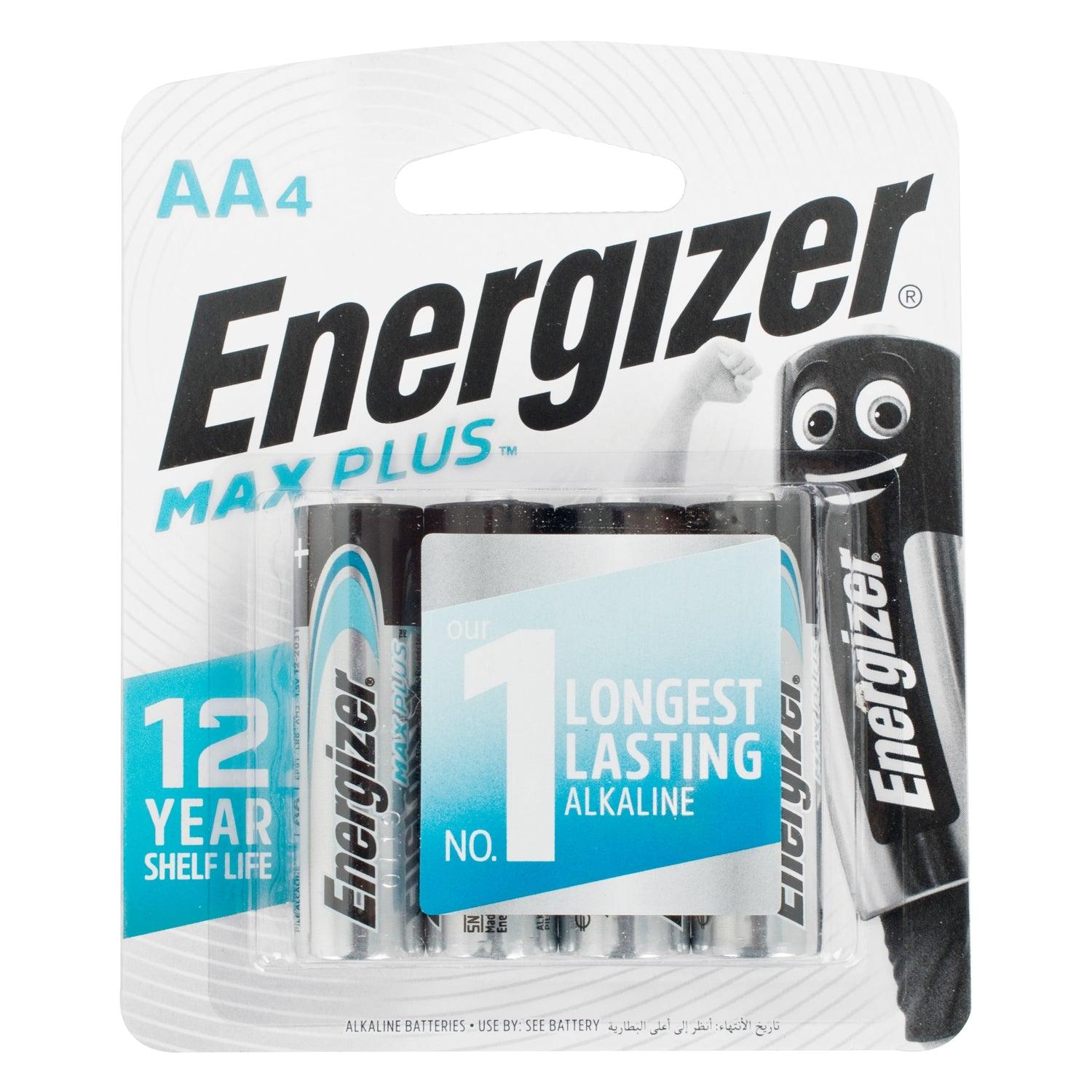 Energizer Maxplus Aa 4 Pack (Moq12) - Livestainable.co.za