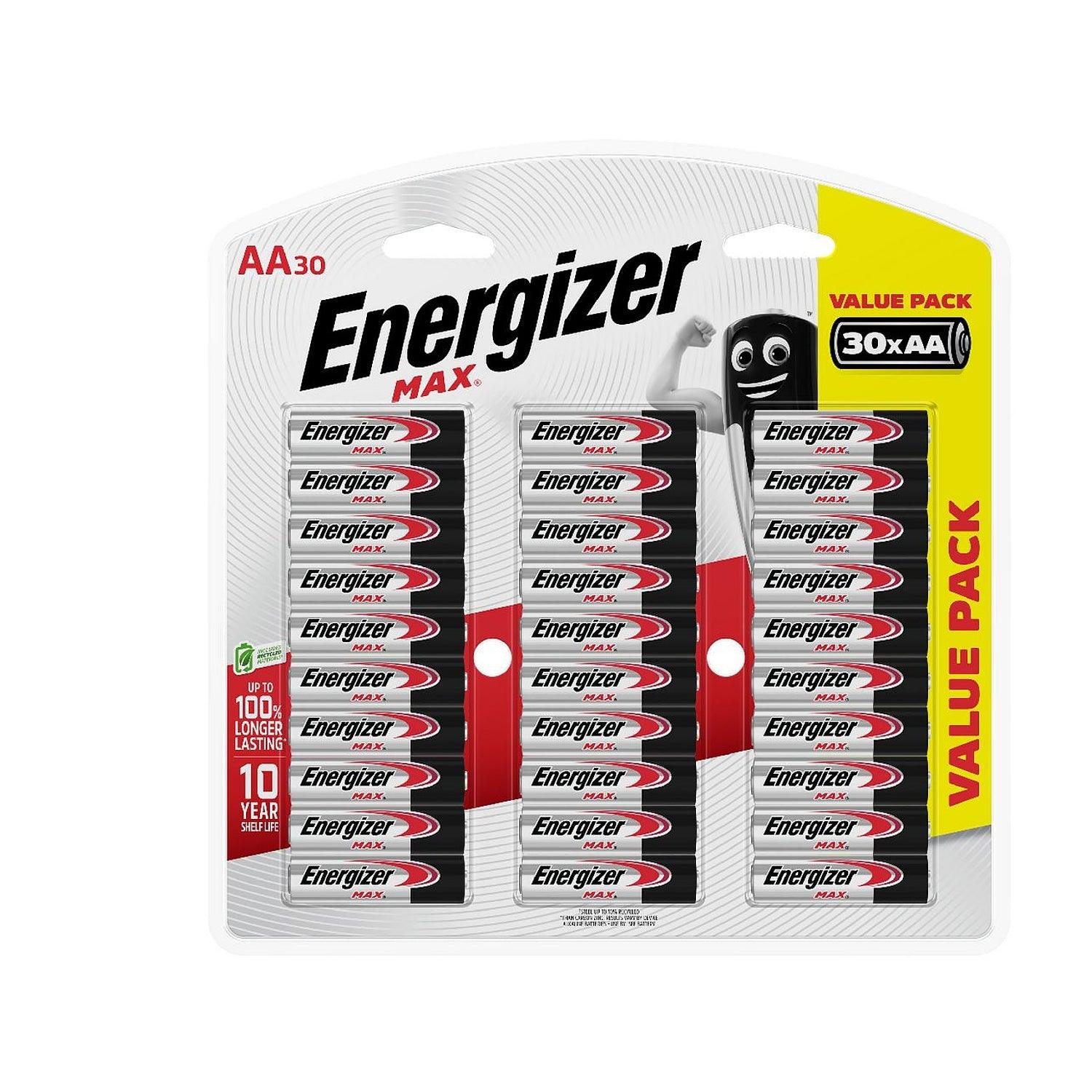 Energizer Max Aa 30 Pack (Moq 4) - Livestainable.co.za