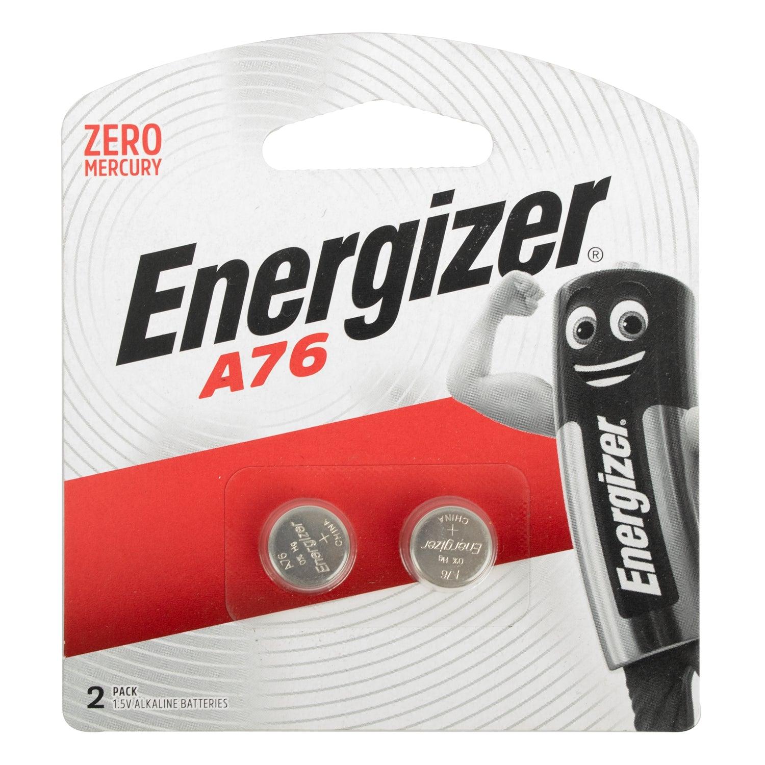 Energizer A76 Lr44 1.5 V Alkaline Battery 2 Pack (Moq 12) Coin - Livestainable.co.za