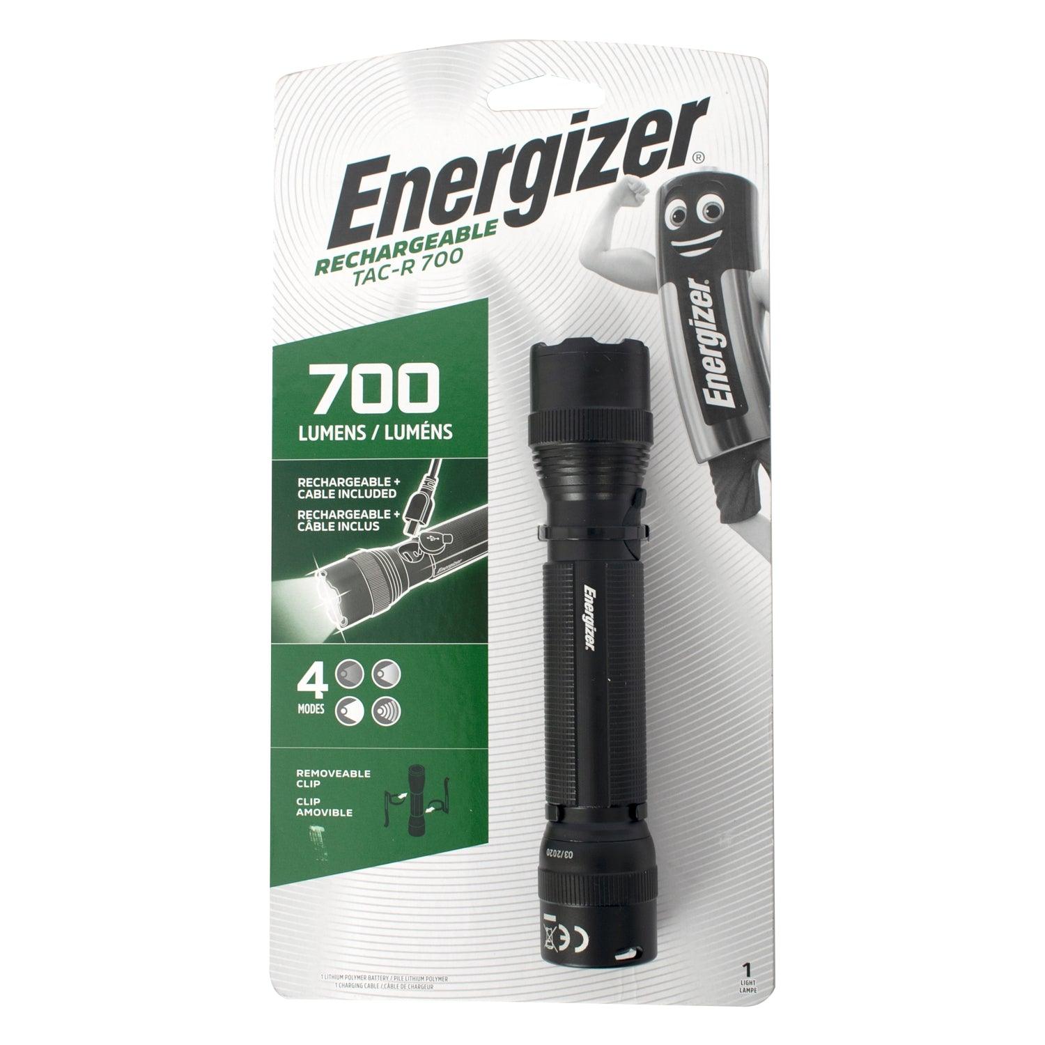 Energizer Tacticle Recharge Torch 700 Lumens - Livestainable.co.za