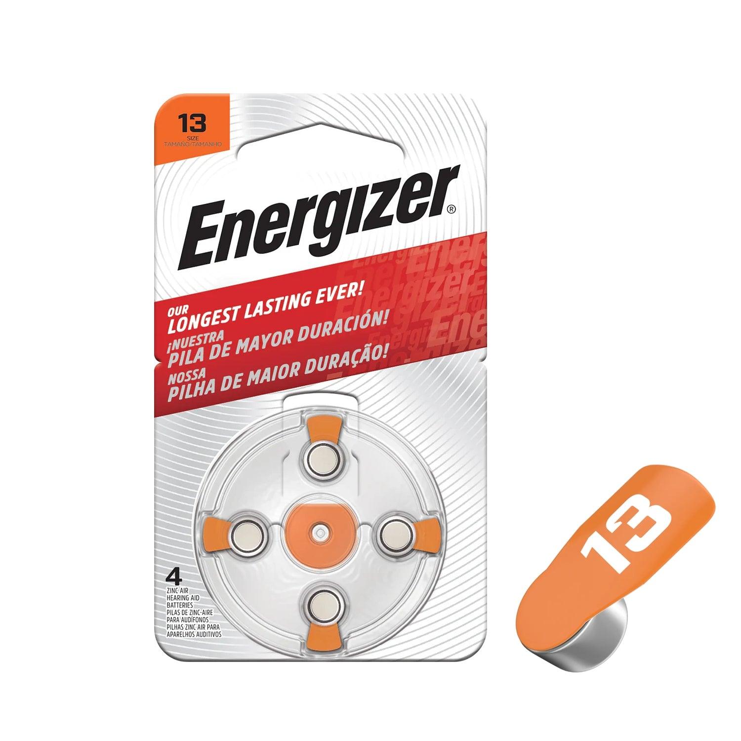 Energizer Hearing Aid Bat 13 Orange 4 Pack (Moq 10) - Livestainable.co.za